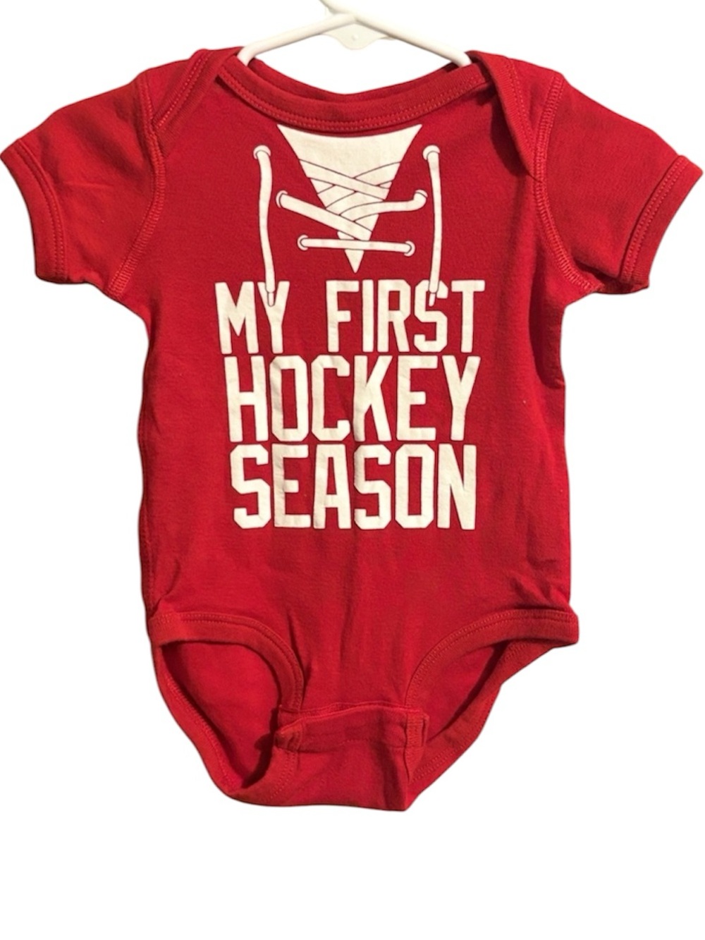 My First Hockey Season Baby Body Suit